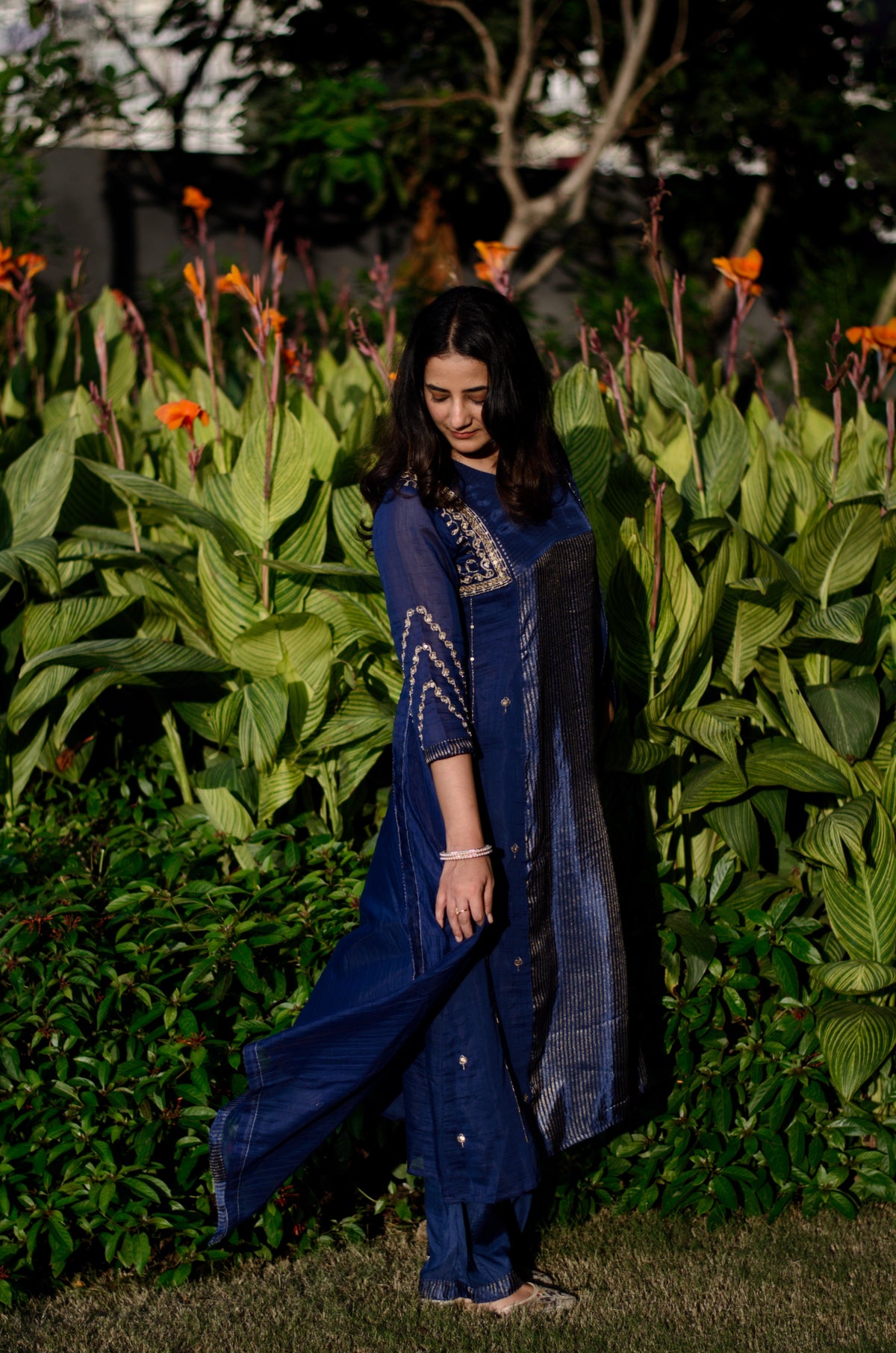 BLUE KURTA SET
